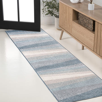 Prism Geometric Striped Area Rug